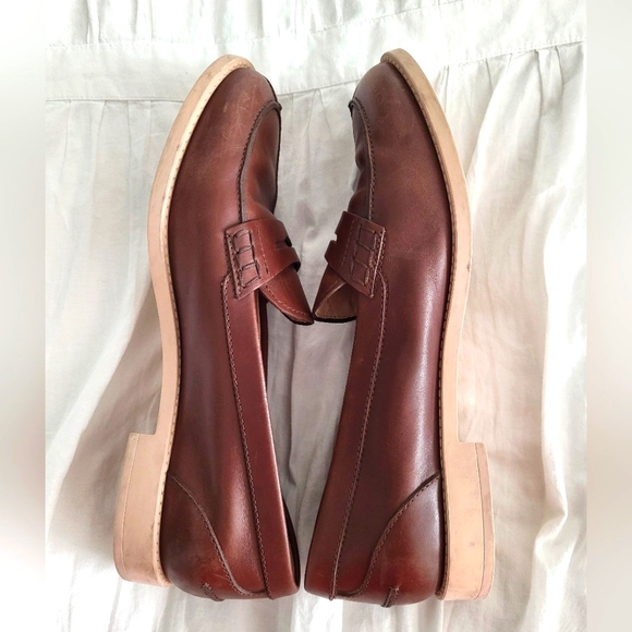 Tod's brown leather penny loafers - Picture 4 of 4